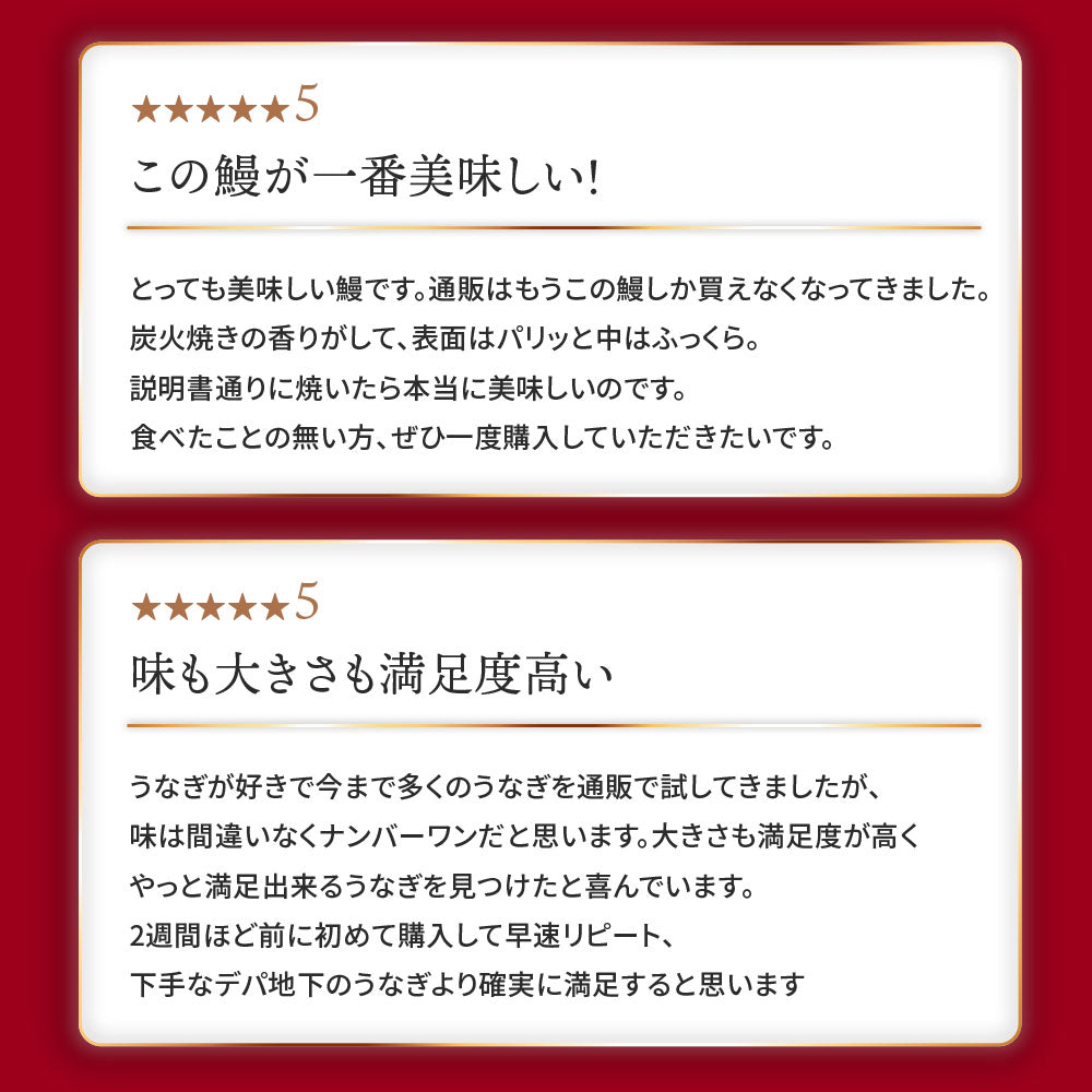 《10％OFF★さらに新ギフト箱無料！》国産 青うなぎ 特大長焼き（160g×1）選べる1～3尾